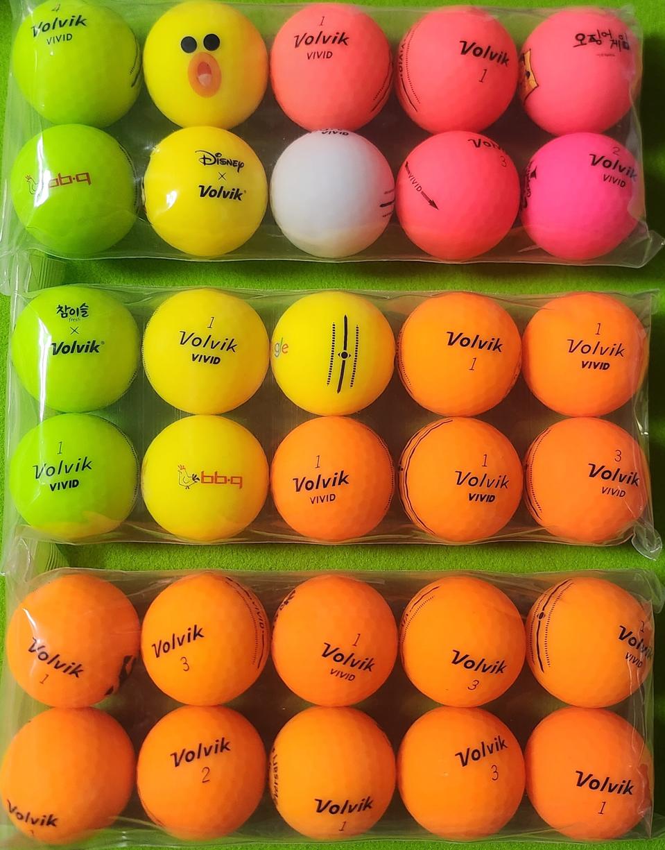 볼빅 비비드 특A+급30개-로스트볼