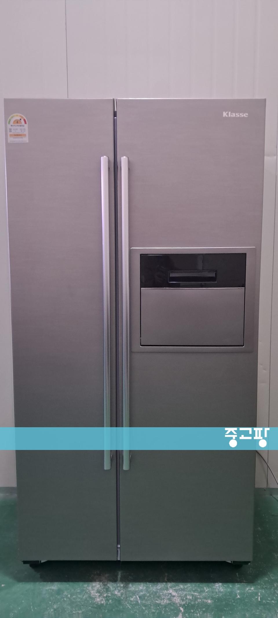 1621 대우클라쎄 550L 2도어양문형냉장고(메탈실버)