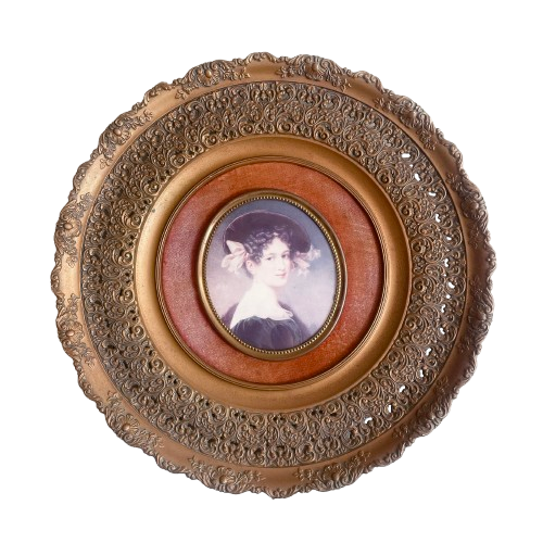 앤틱 까메오 액자