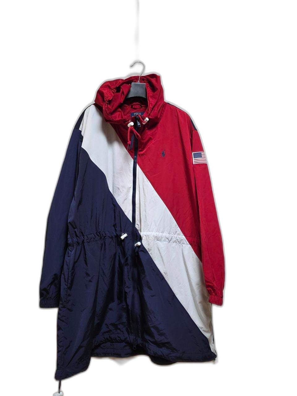 폴로랄프로렌 후드미국국기점퍼  공용   프리
