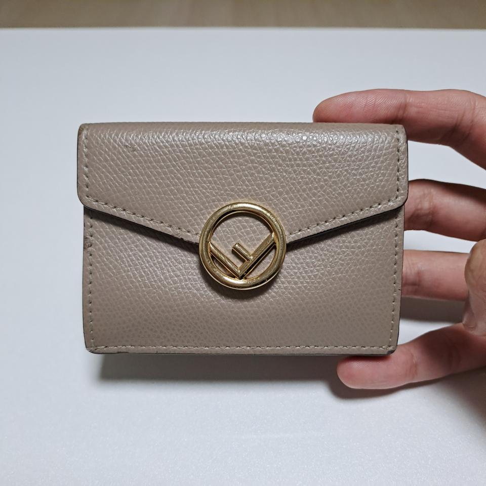 [100%/정품] 펜디 트리폴드 가죽 반지갑, 펜디지갑,펜디반지갑