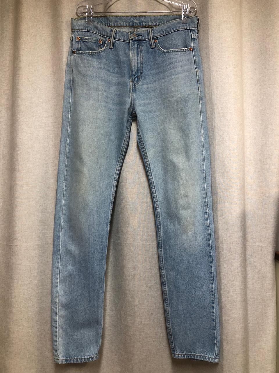 리바이스 510 슬림핏 연청 데님 팬츠 W32