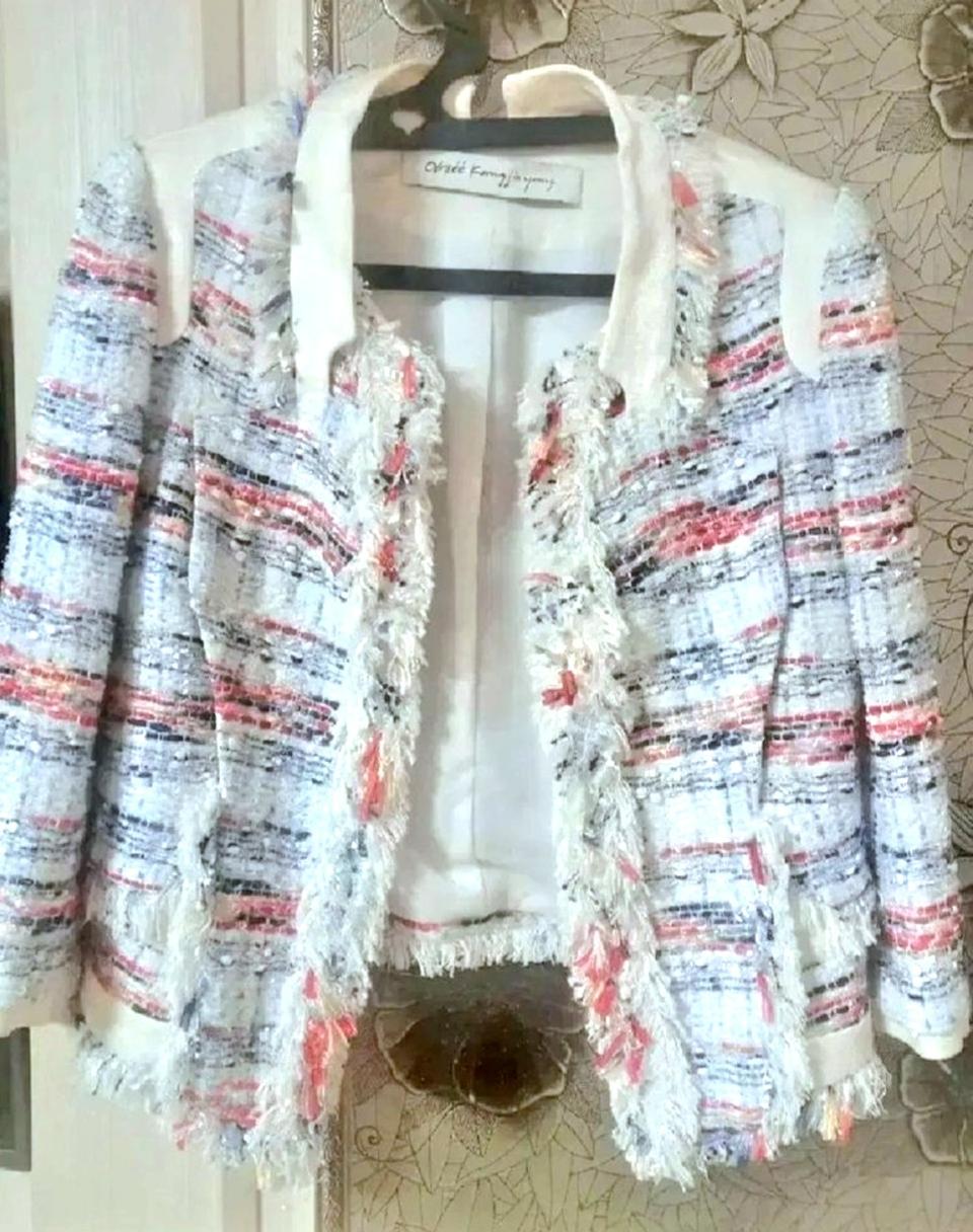 오브제강진영 트위드자켓