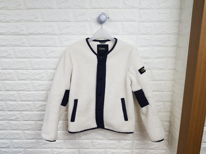 내셔널지오그래픽 후리스 자켓 S여성55 (말레이맥 라운드 뽀글이 플리스)