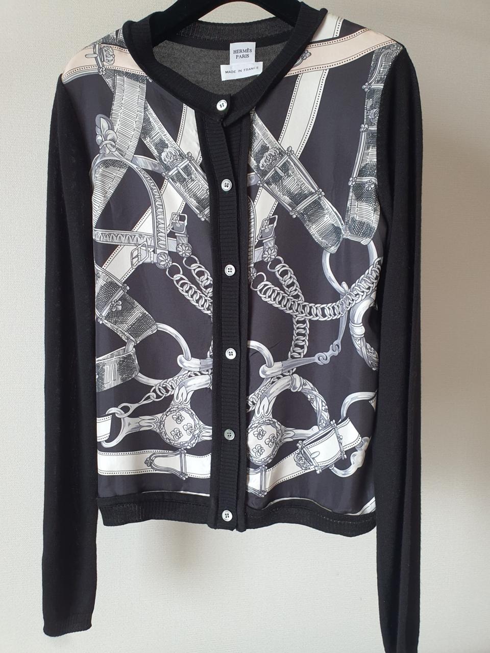 에르 실크 캐시미어 가디건 55