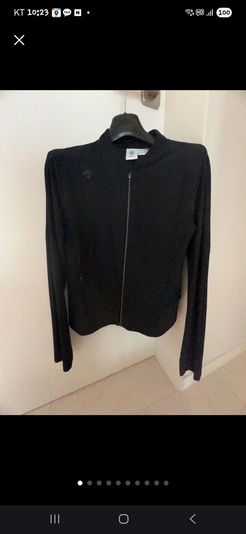 데상트 여성골프 여름 매쉬 풀집업