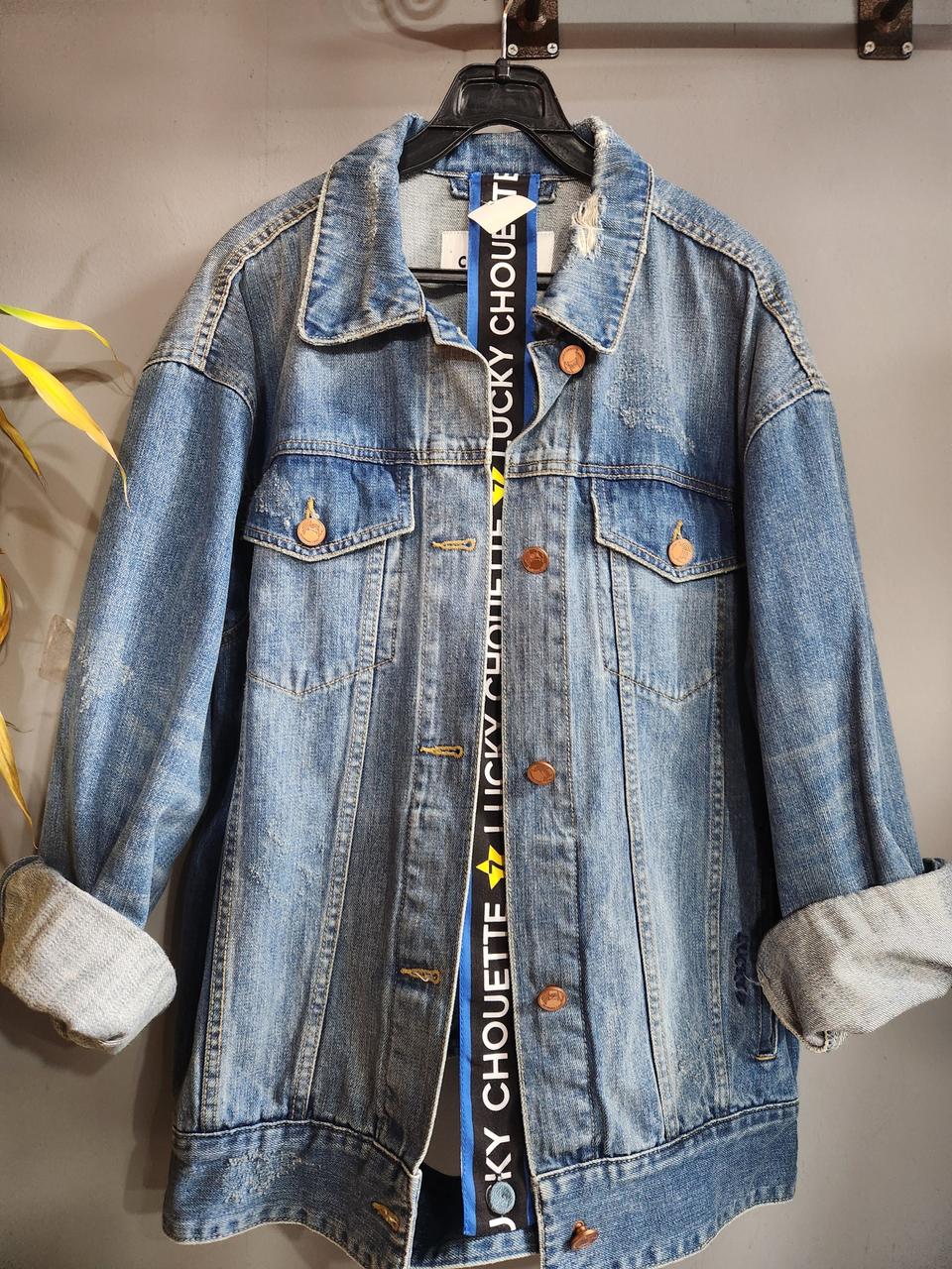 럭키슈에트(정품)36(여성)데님 자켓♥