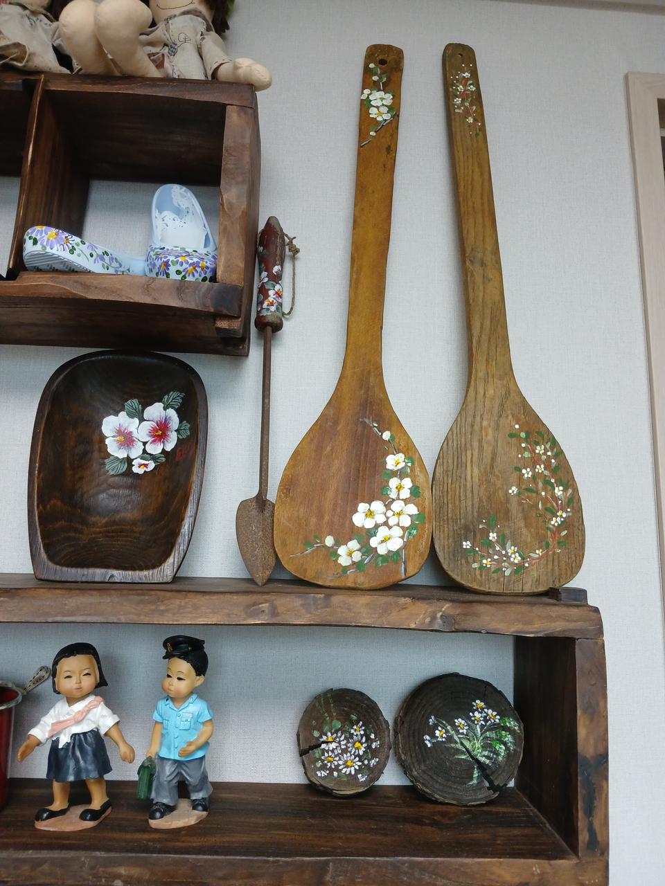 옛날 땟물 주걱