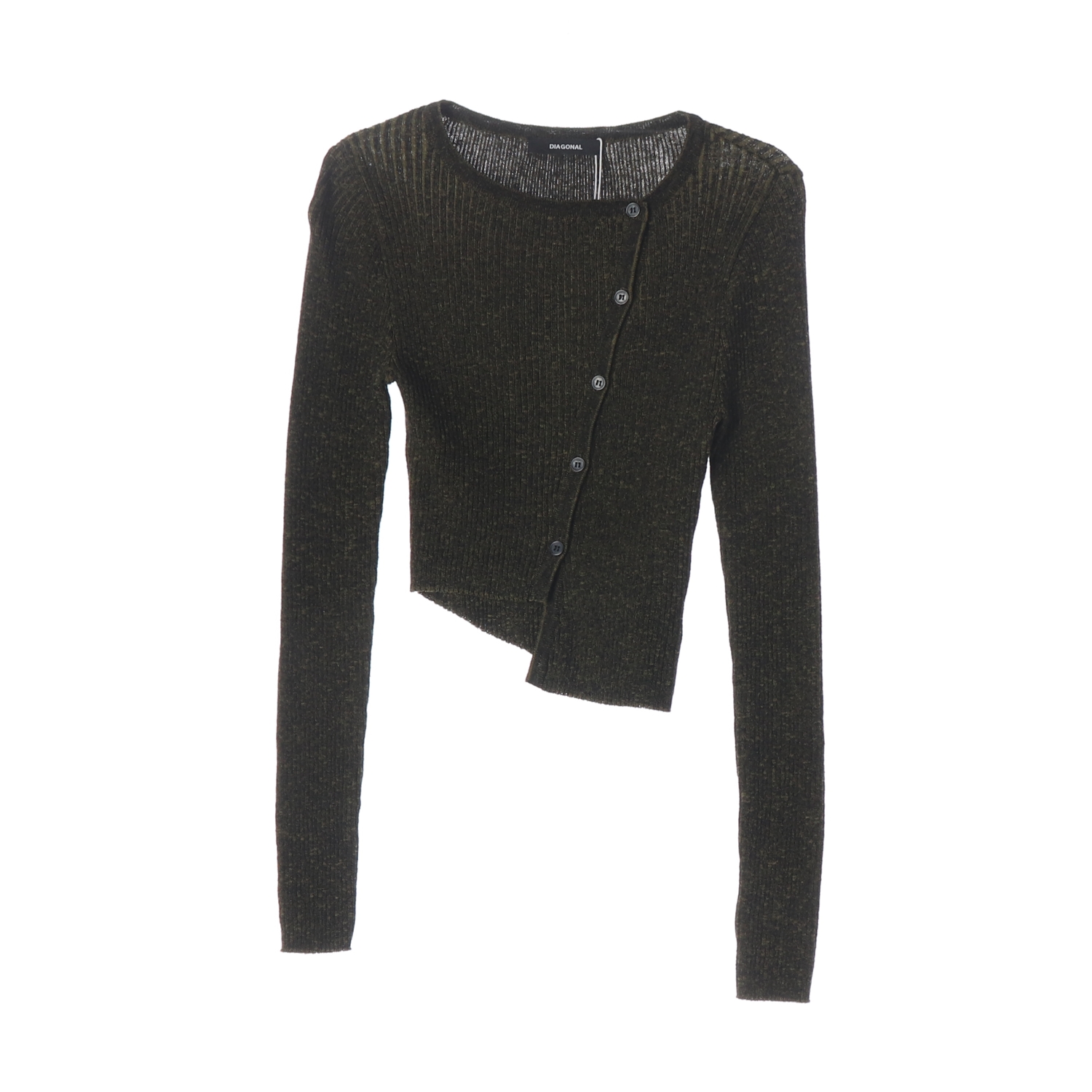 (새상품) 다이애그널 23SS 슬림 버튼 니트 가디건