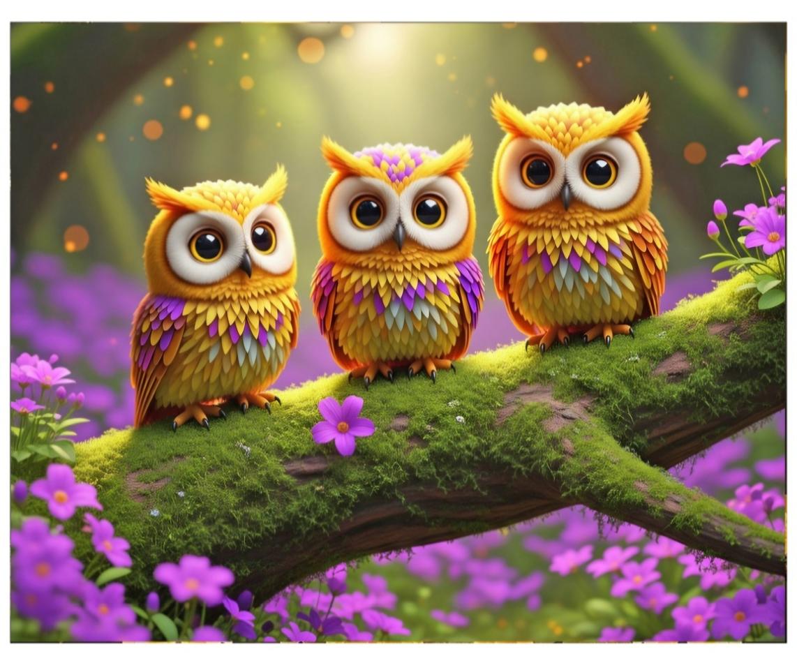 부엉이 보석십자수 주문제작해드려요