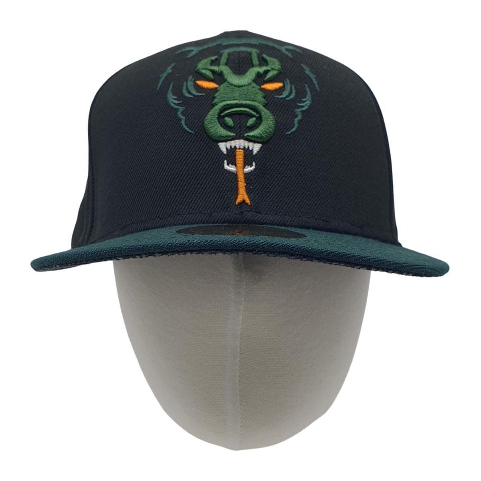 [57.7] 뉴에라x미쉬카 데스 애더 베어 59FIFTY 핏티드 캡 모자