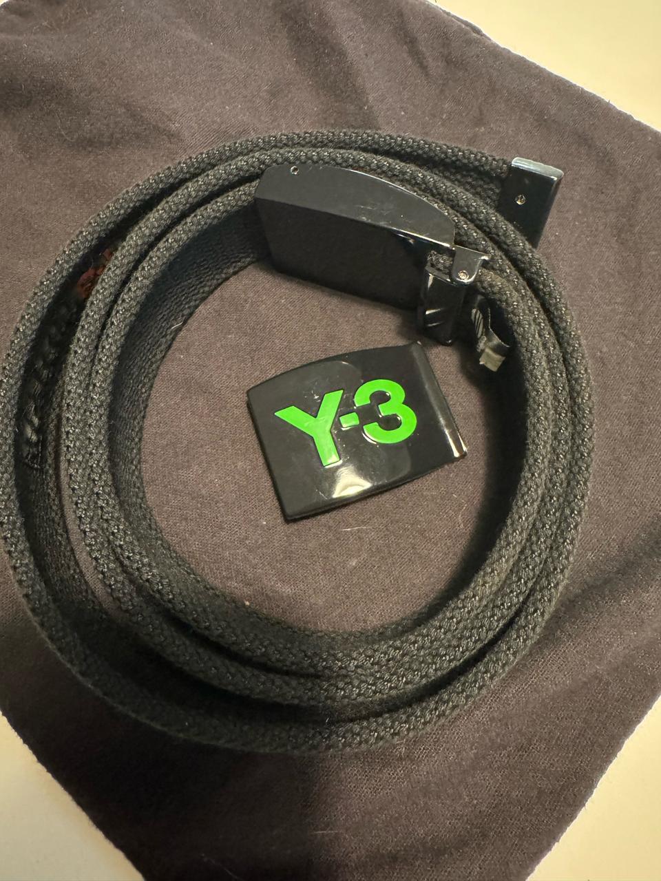 프랑스구매 Y-3 로고 버클 벨트