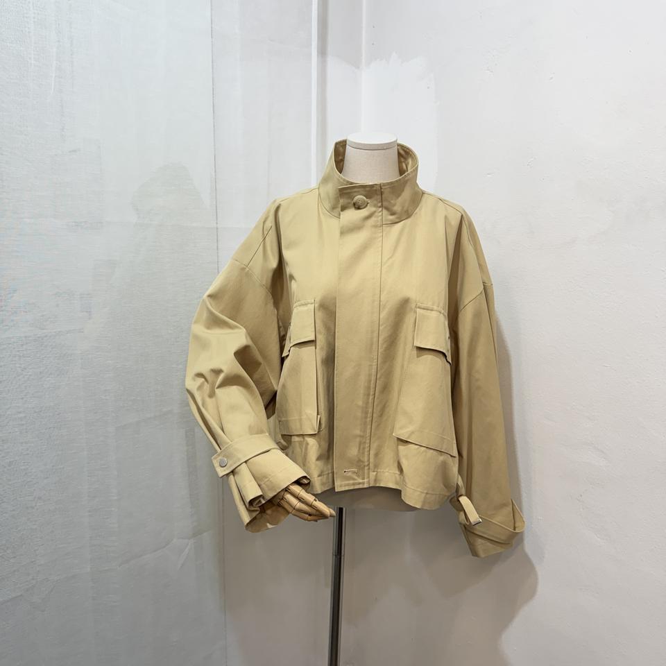 베이지숏야상 반코트 반자켓 간절기점퍼 4218