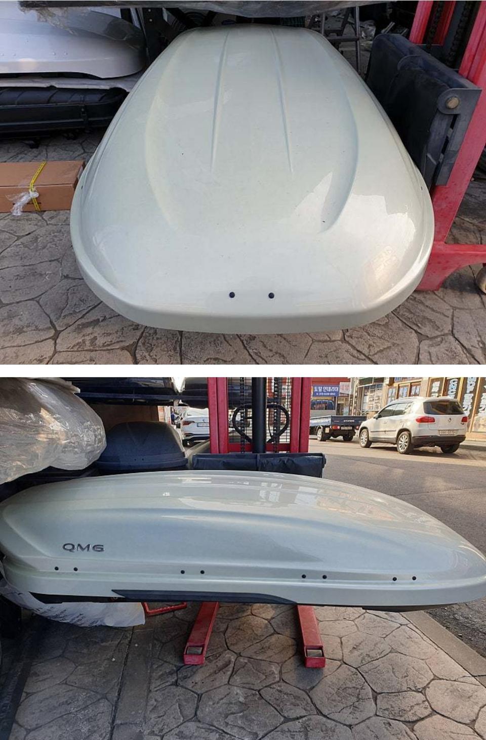 삼성qm6 코토 일체형 루프박스 클라우드펄 변색 중고 1대분 65만원