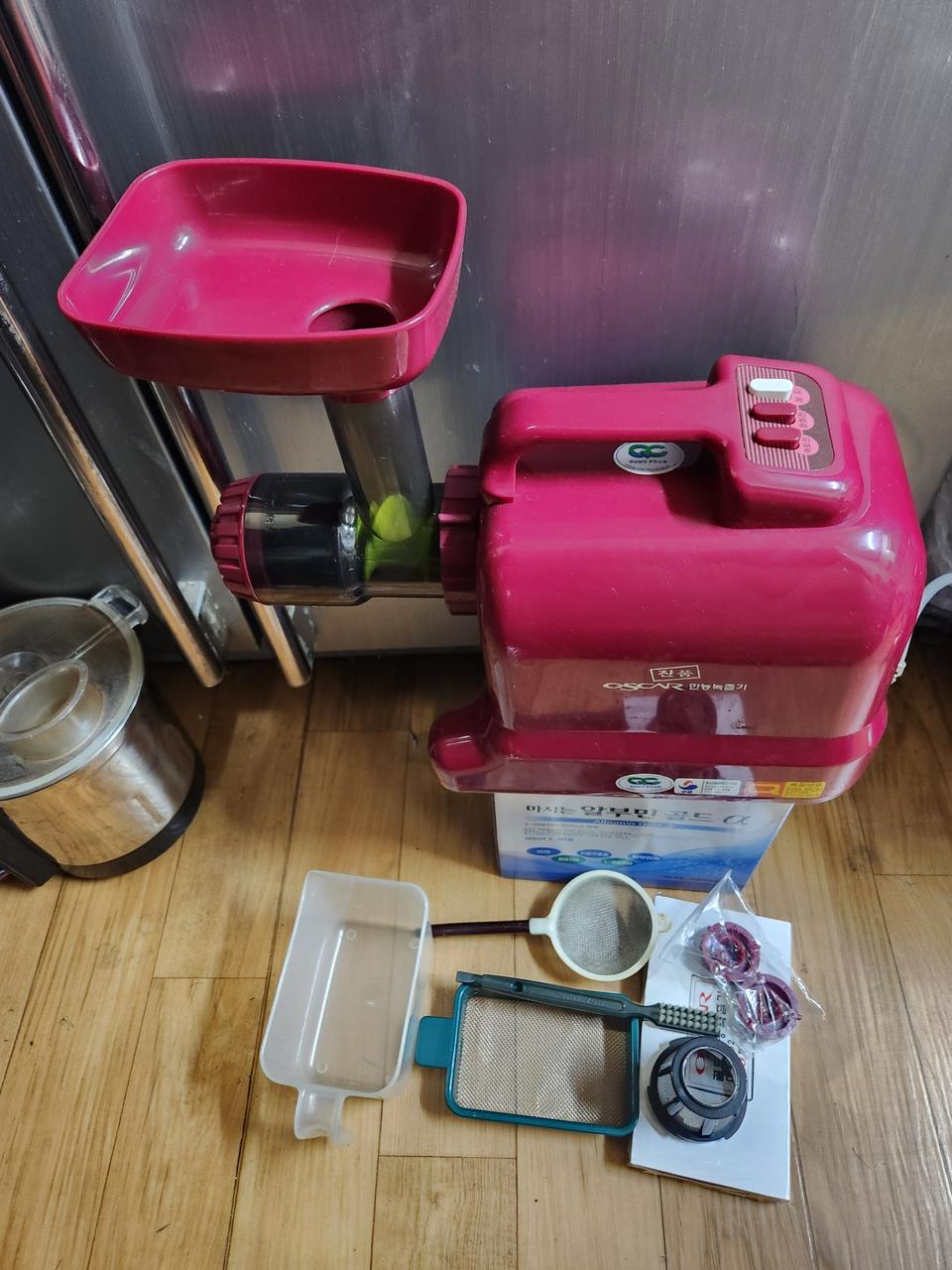 동아 오스카 만능 녹즙기 DC-502 풀패키지 판매합니다