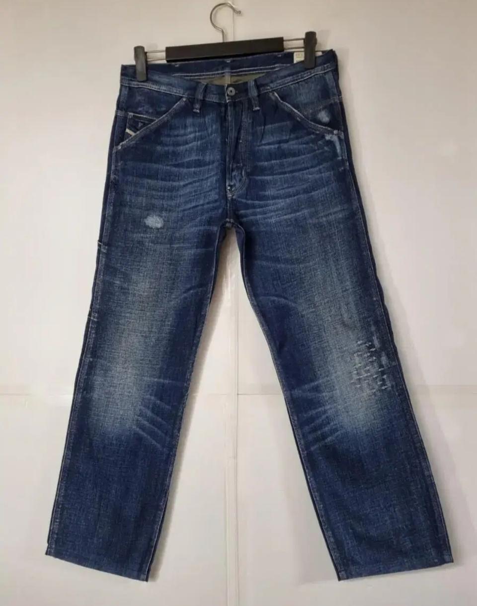 32)디젤 NEW-ZULOW 워싱 데님 생지 일자 명품청바지