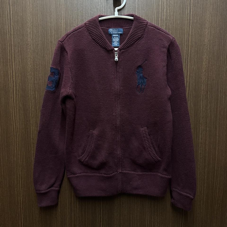 랄프로렌 폴로 니트 집업 10-12세