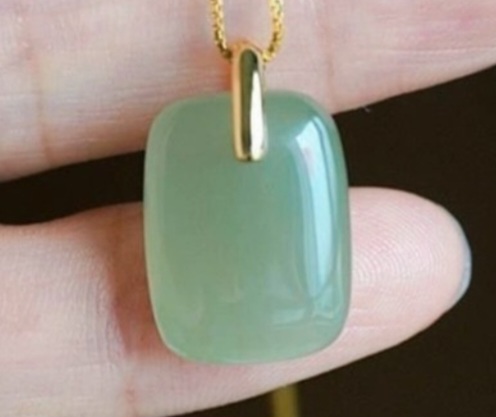 천연옥팬던트2센티