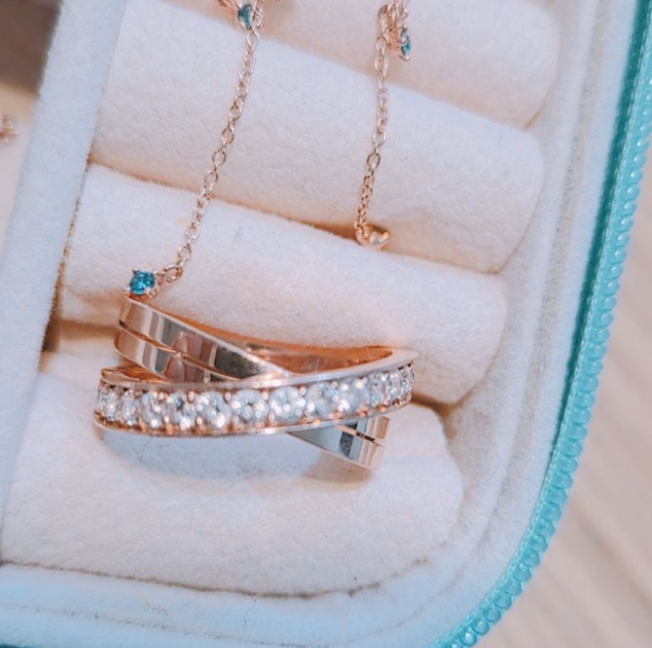 14ķ세줄 크로스반지11호 거진매입가 초특가