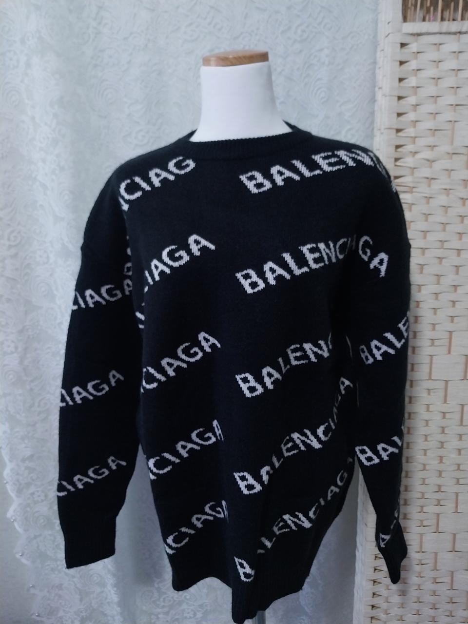 발렌시아가 레터링 니트m(남녀공용)