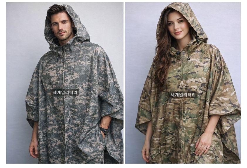 프로퍼 ACU 멀티카모 판초우의 