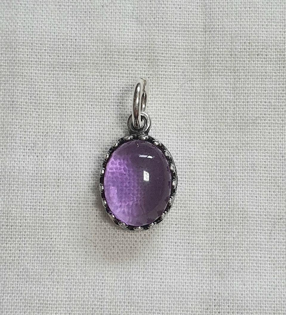 핸드메이드 AA+자수정 은펜던트 -볼리비아 자수정