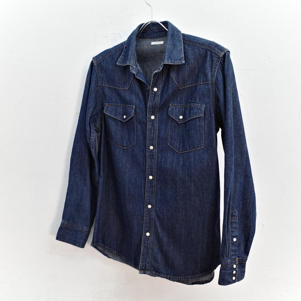 gu / western denim shirts