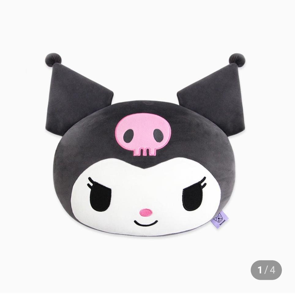 쿠로미 얼굴 쿠션