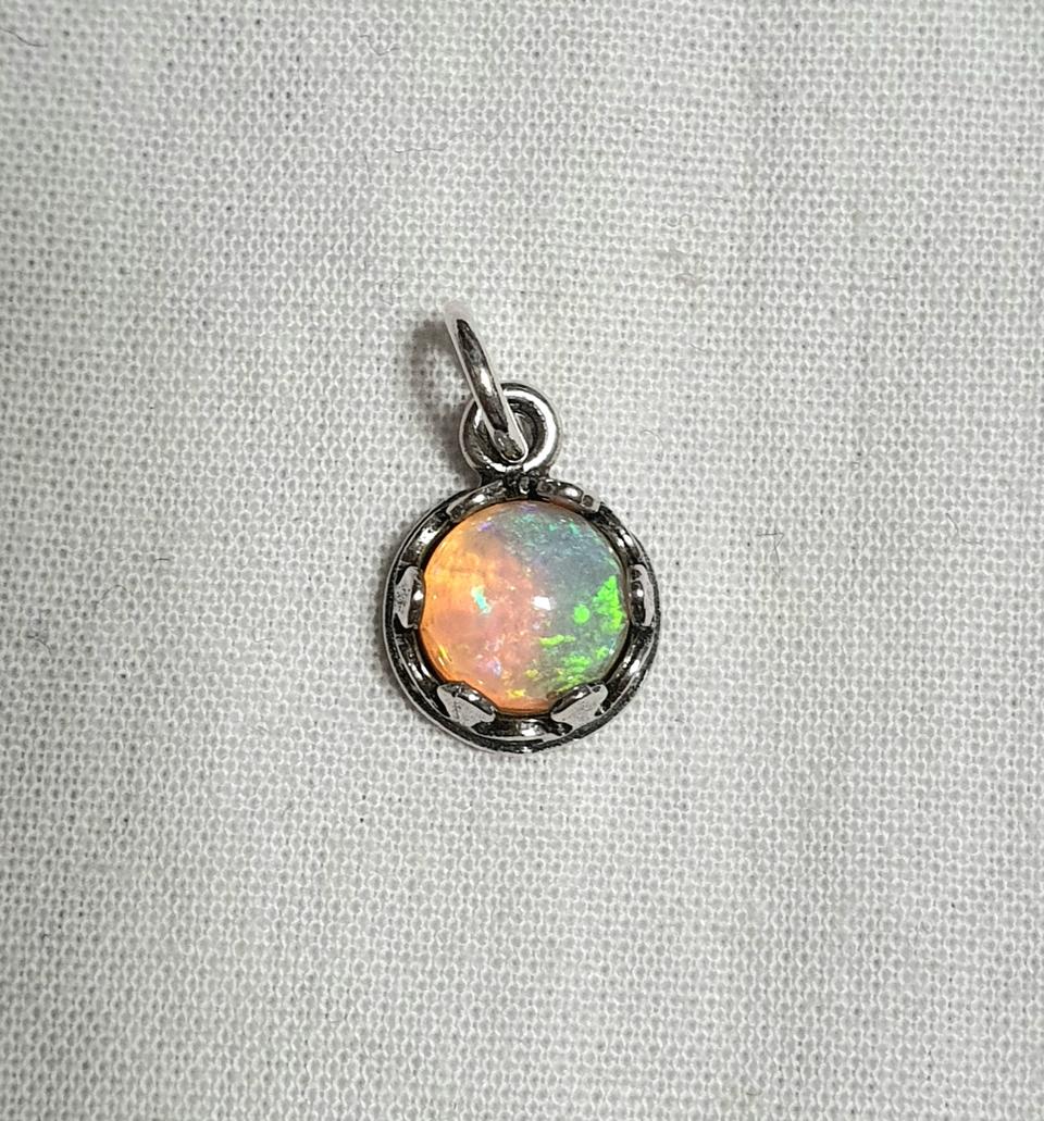 핸드메이드 AAA 에티오피아오팔 은펜던트 (6mm)