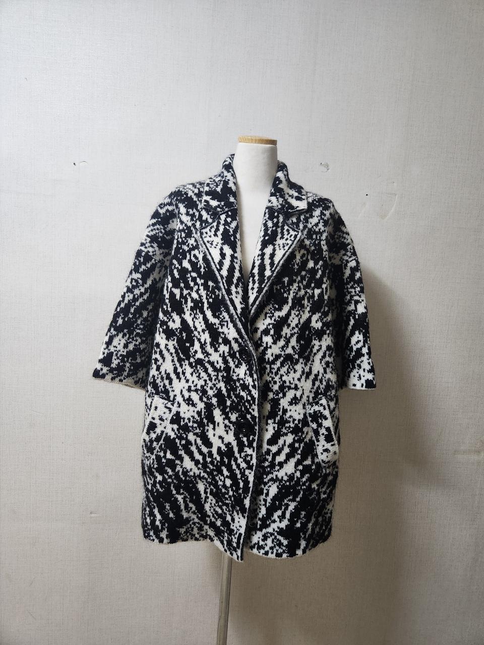 베네통 니트 코트