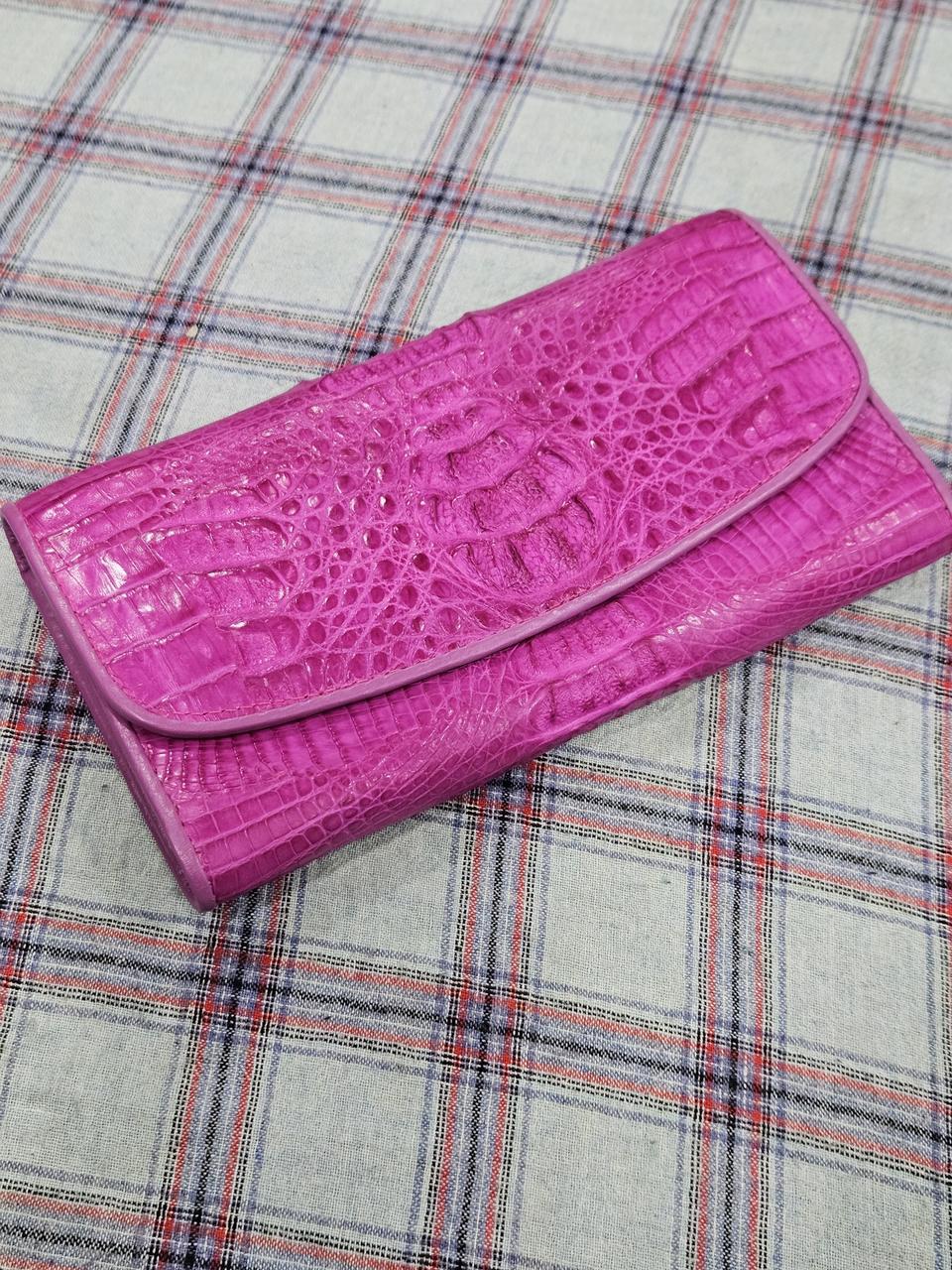 River 크로커다일 리얼악어가죽 장지갑