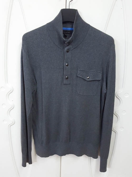 바나나리퍼블릭 남성 코튼 긴팔티 97-100