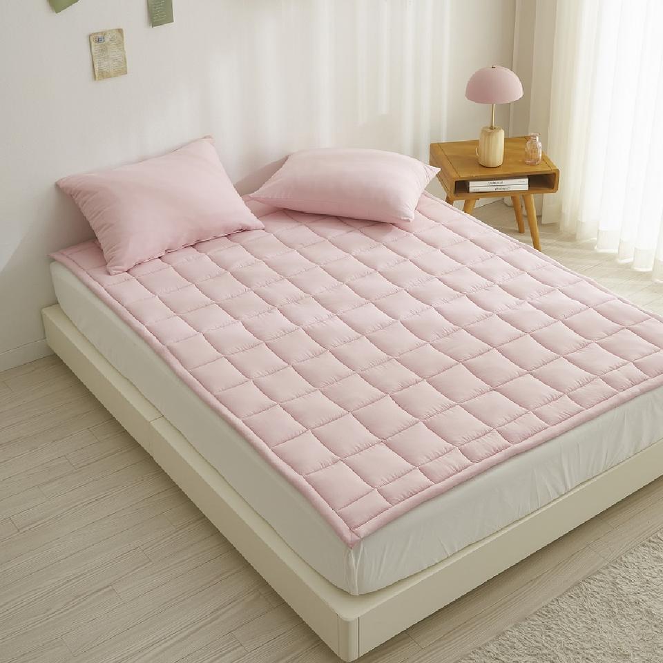 더 두꺼워진 폭신 밴딩 침대패드 항균 워싱 퀼팅 패드 12온스 / 7컬러