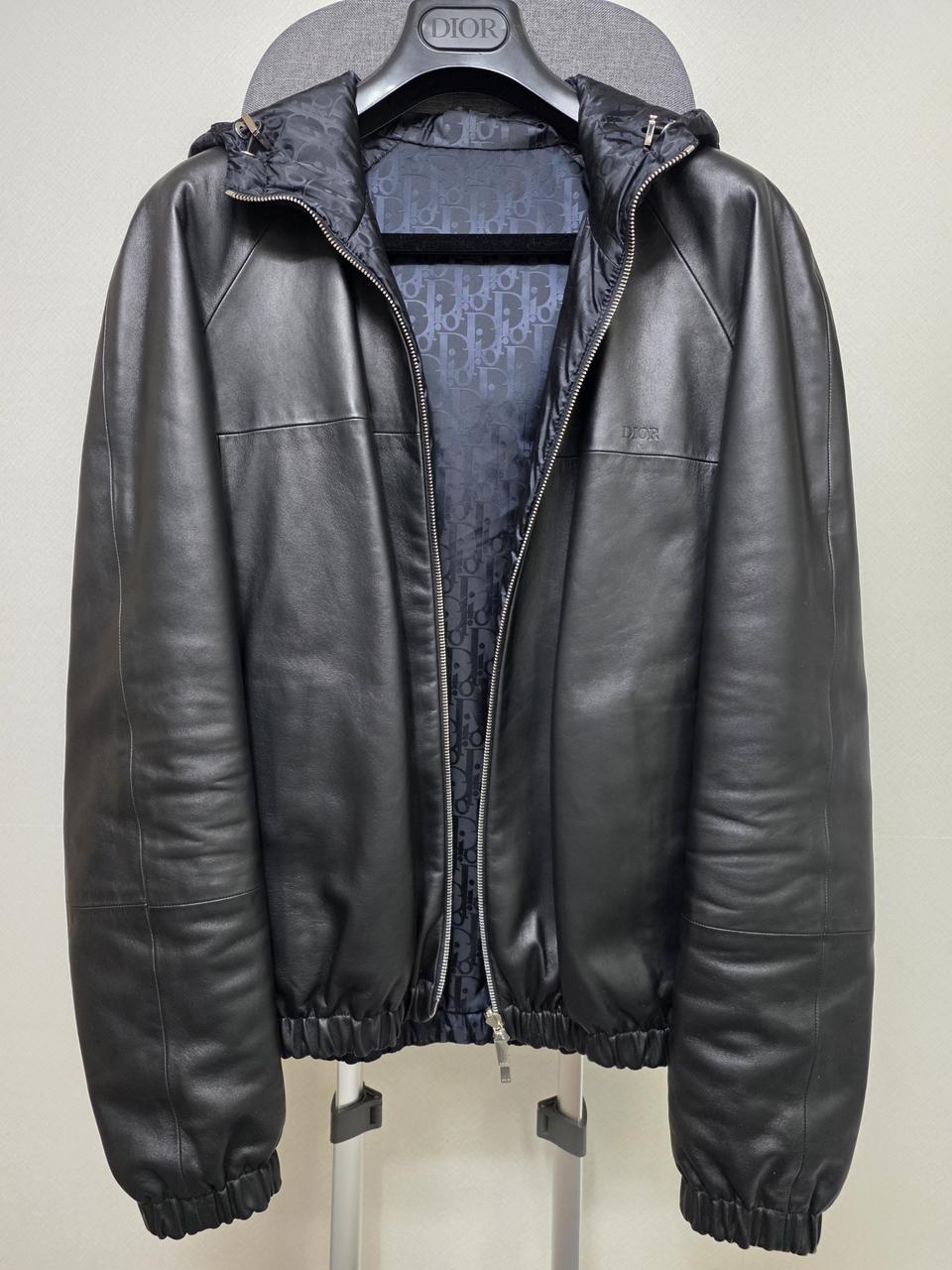 디올 오블리크 양면 가죽 자켓 국내매장판