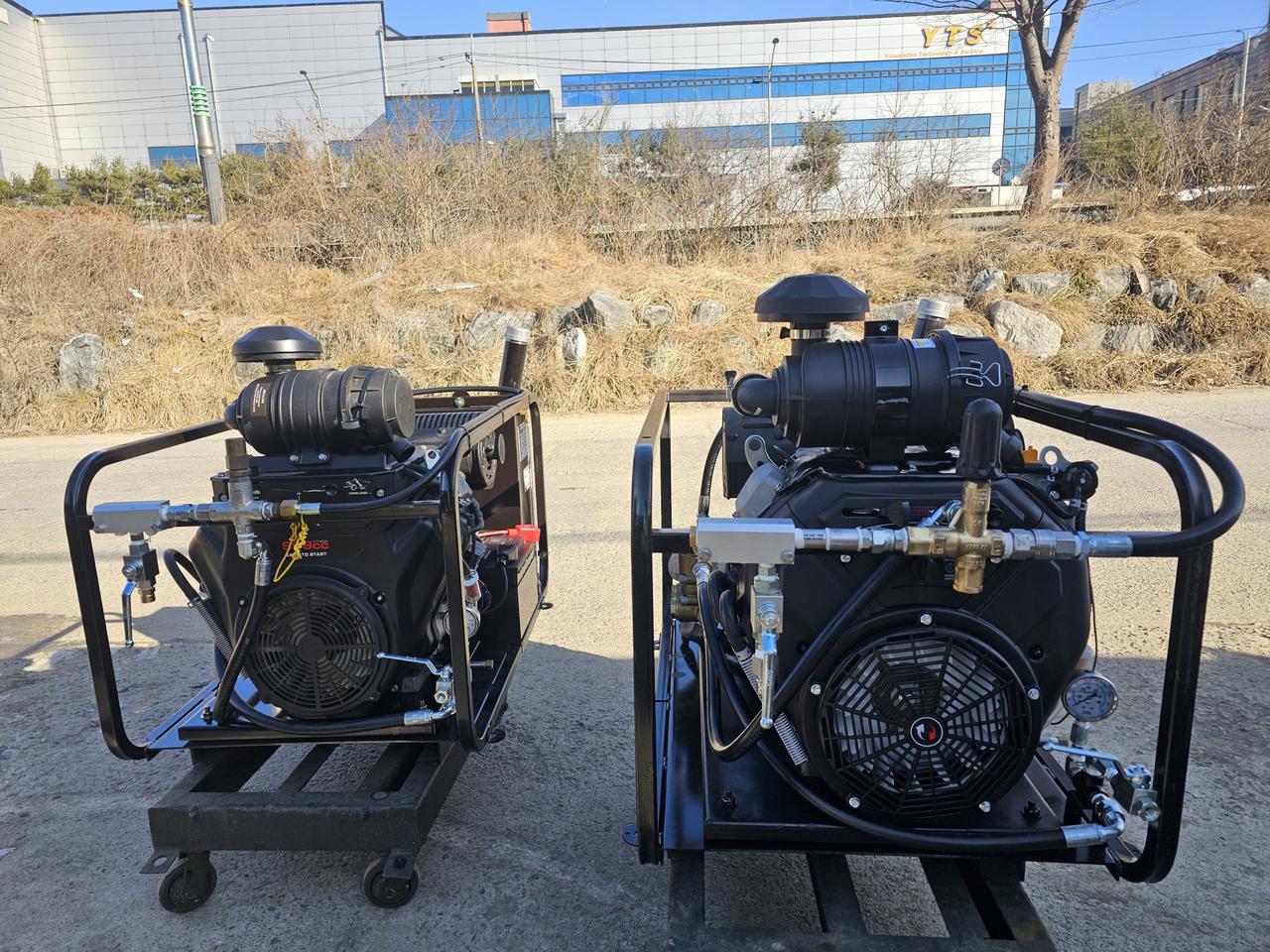 엔진고압세척기 300바50리터 40마력 일반타입 판매