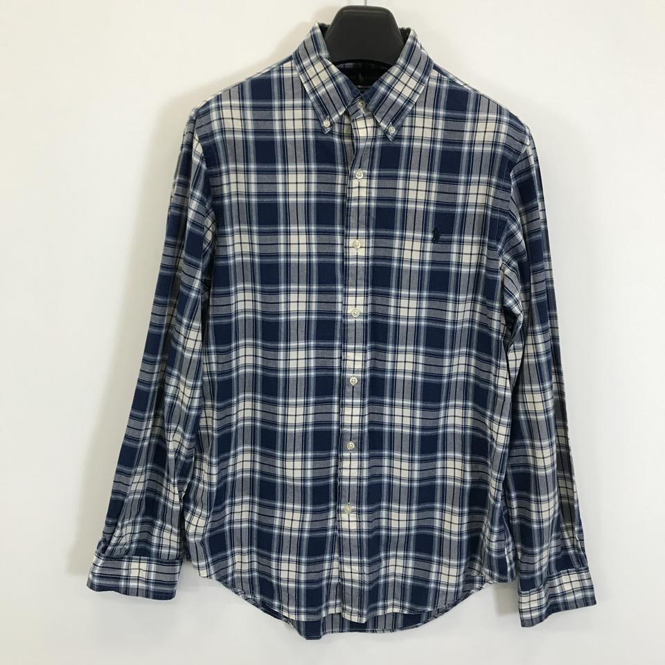 폴로 랄프로렌 인디고옥스포드 체크셔츠 [M]