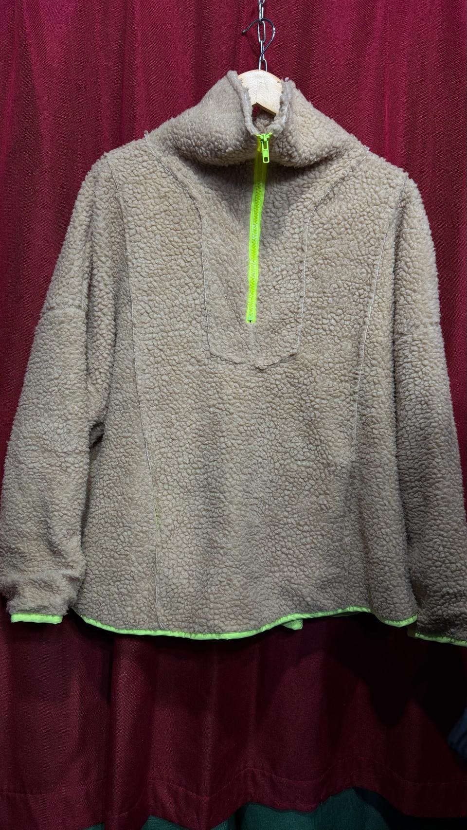 뽀글이 플리스 반집업 아노락 FREE