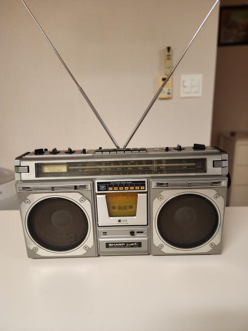 일본 빈티지 샤프 카세트 플레이어 GF-204