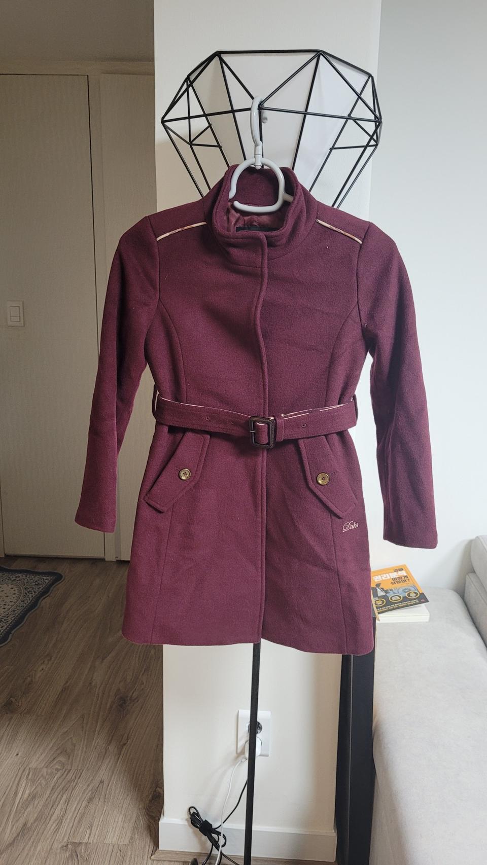 닥스  주니어 모+캐시미어 코트-130 사이즈