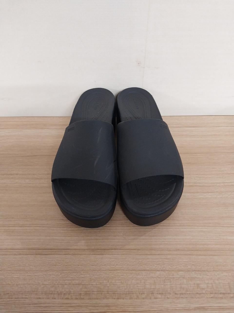 여성 크록스 브루클린 슬라이드 통굽 슬리퍼 (W8 / 250)