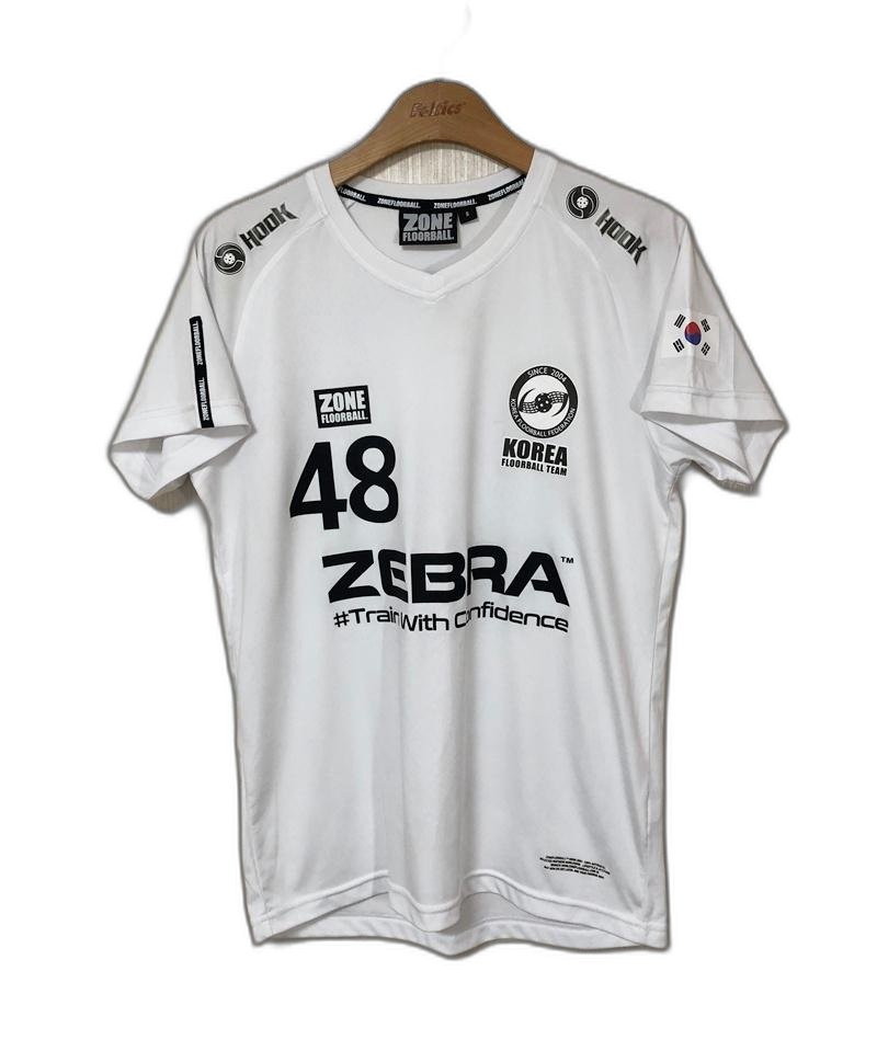 ZONE FLOORBALL 대한민국 플로어볼 국가대표팀 유니폼 S #48