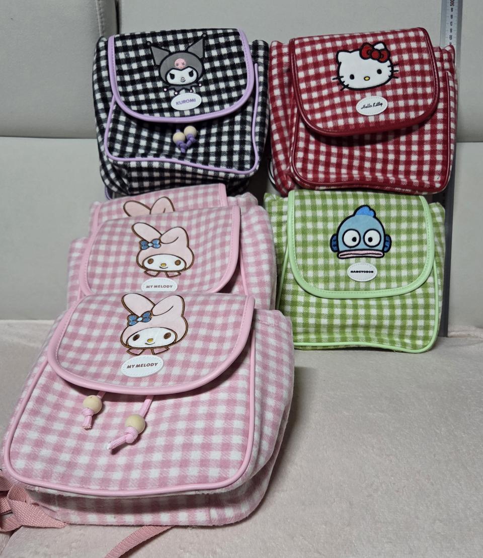 산리오 백팩 키티 멜로디 쿠로미