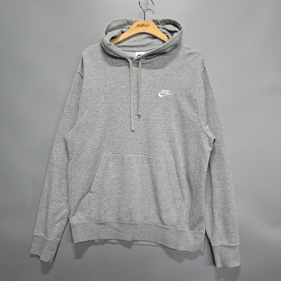 나이키(NIKE) 스몰로고 후드티 그레이 95