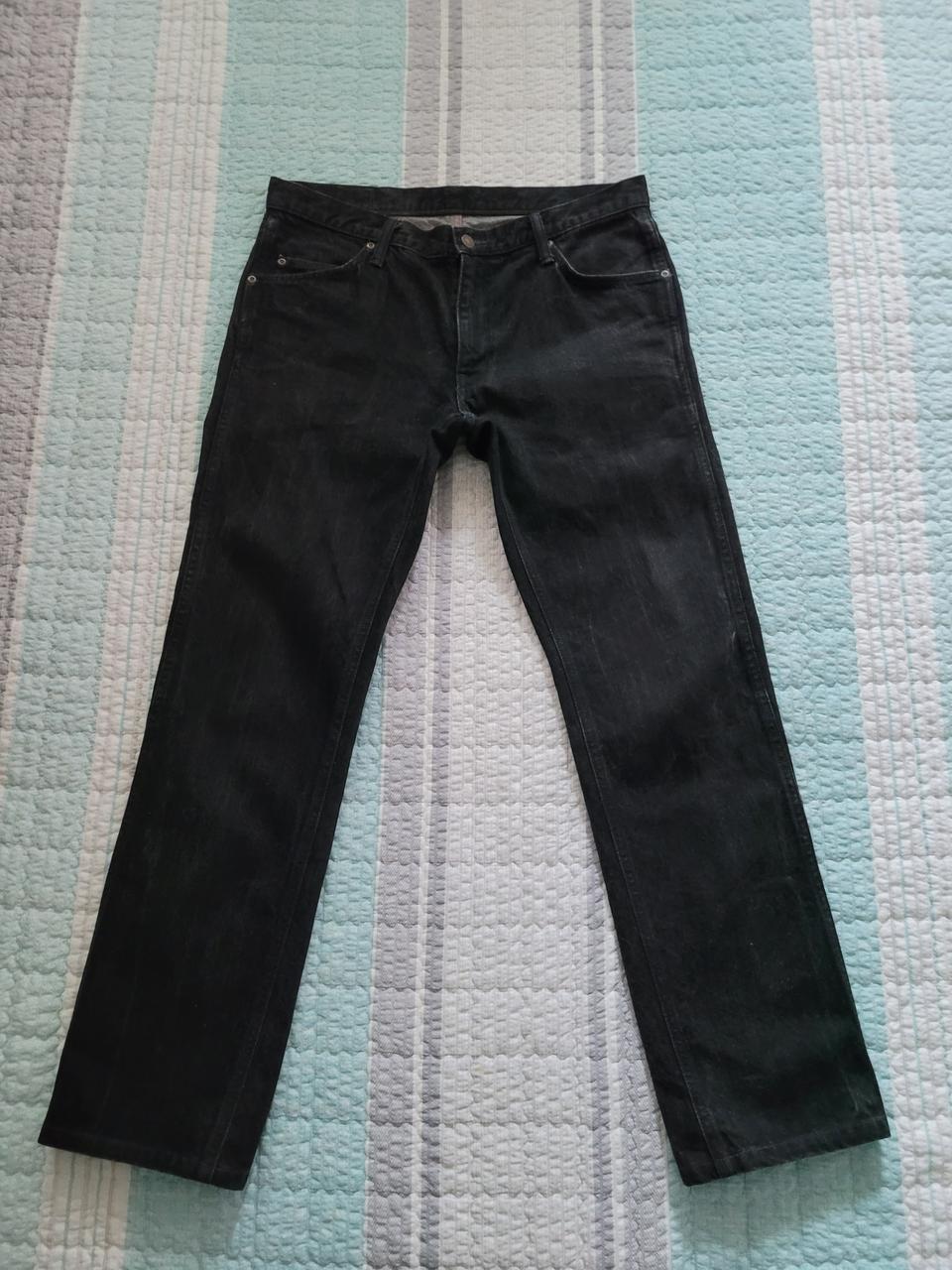 블루블루재팬 Blue Blue Japan 빈티지블랙 슬림스트레이트진 34