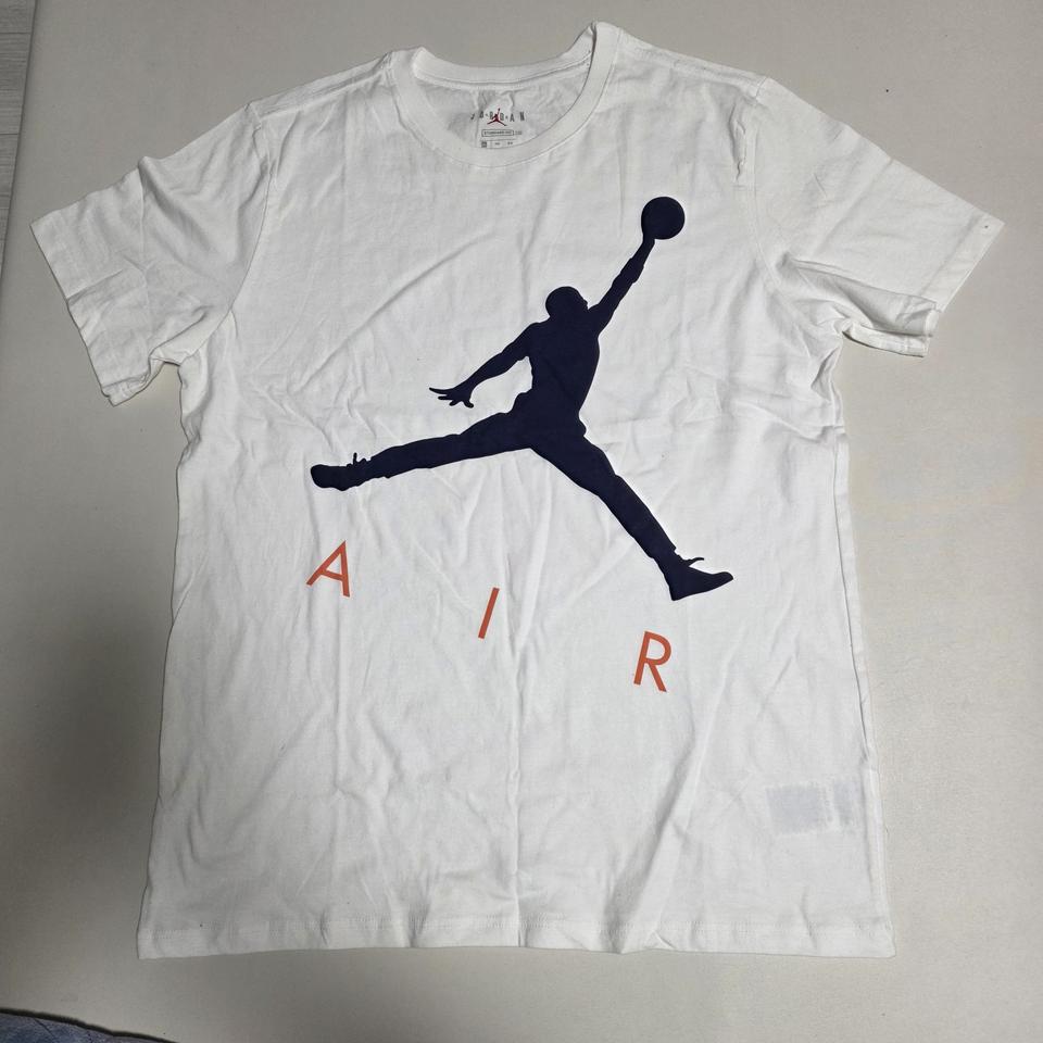 조던 AIR 반팔 티셔츠 화이트