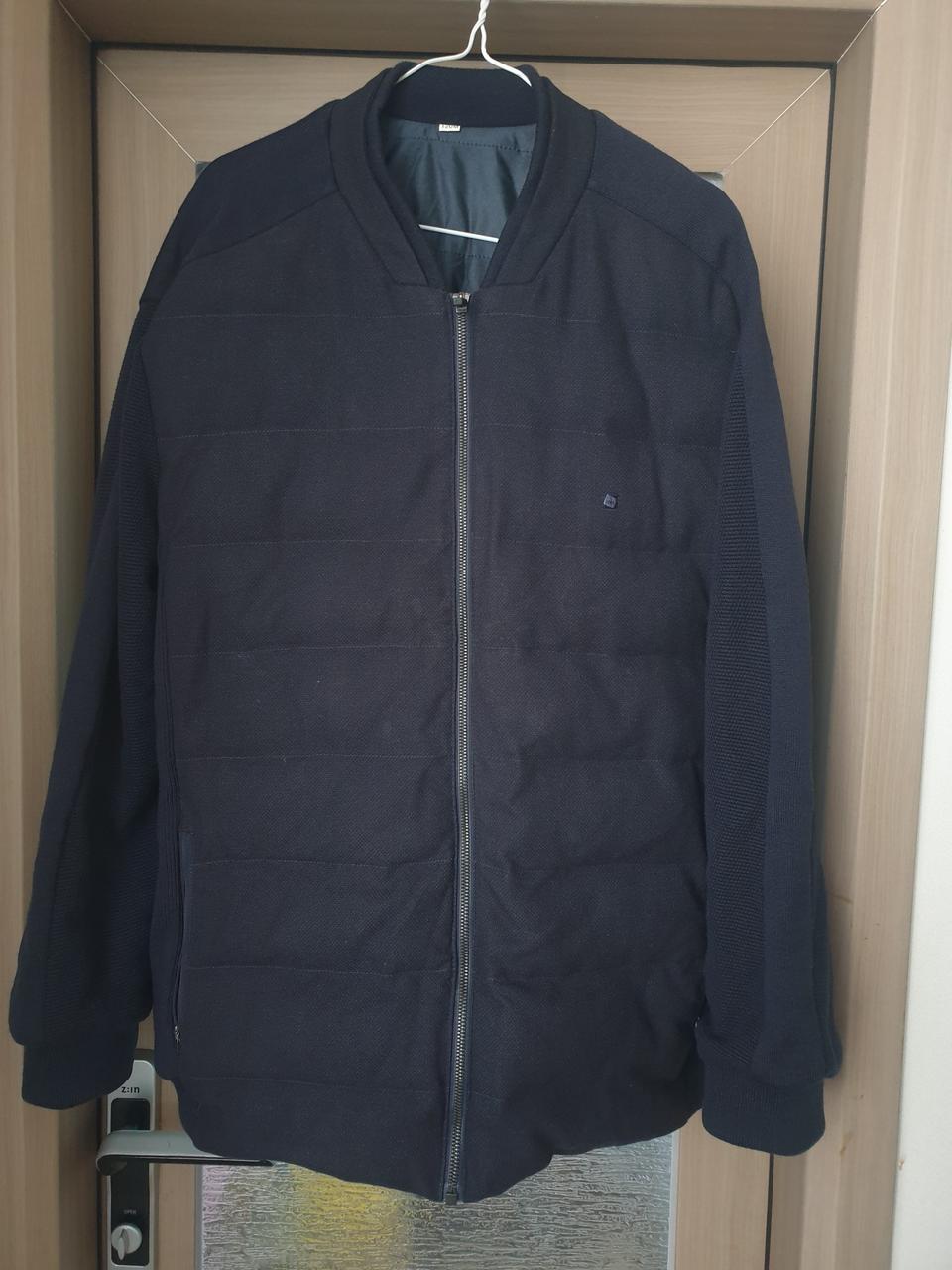 남성 네이비 패딩 가디건 (115~120)