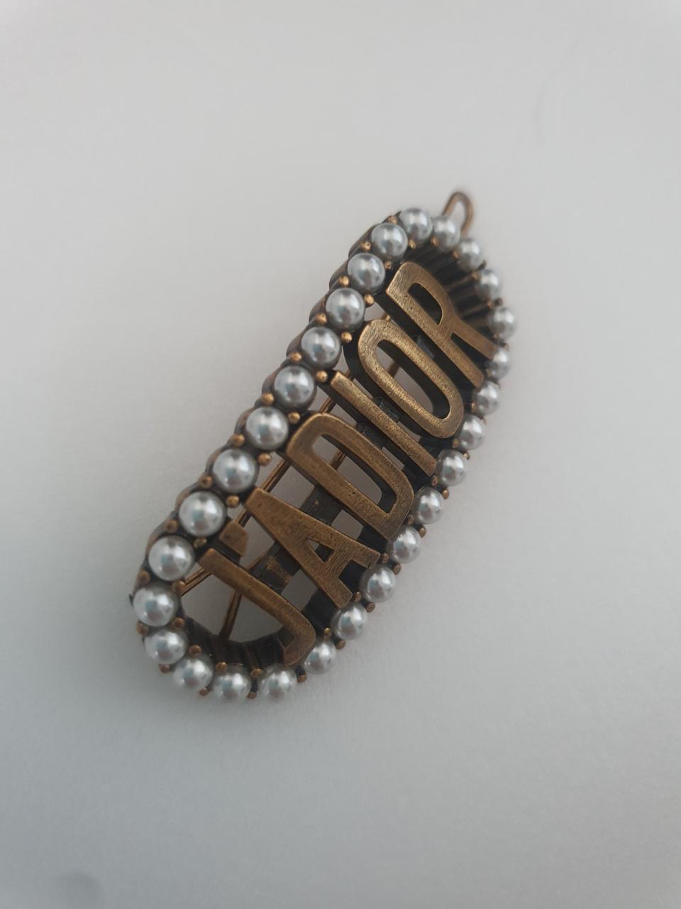 디올진주헤어핀