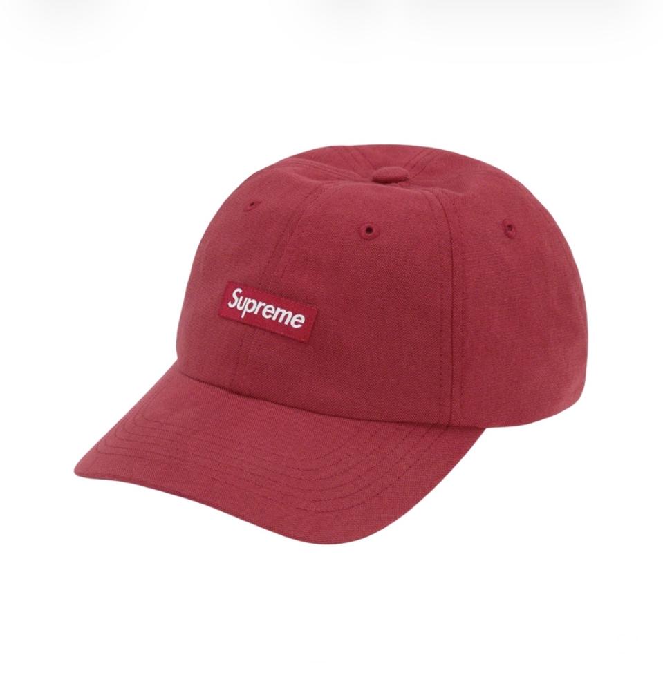 슈프림 코듀라 스몰 박스 6-패널 캡 버건디 (22FW)