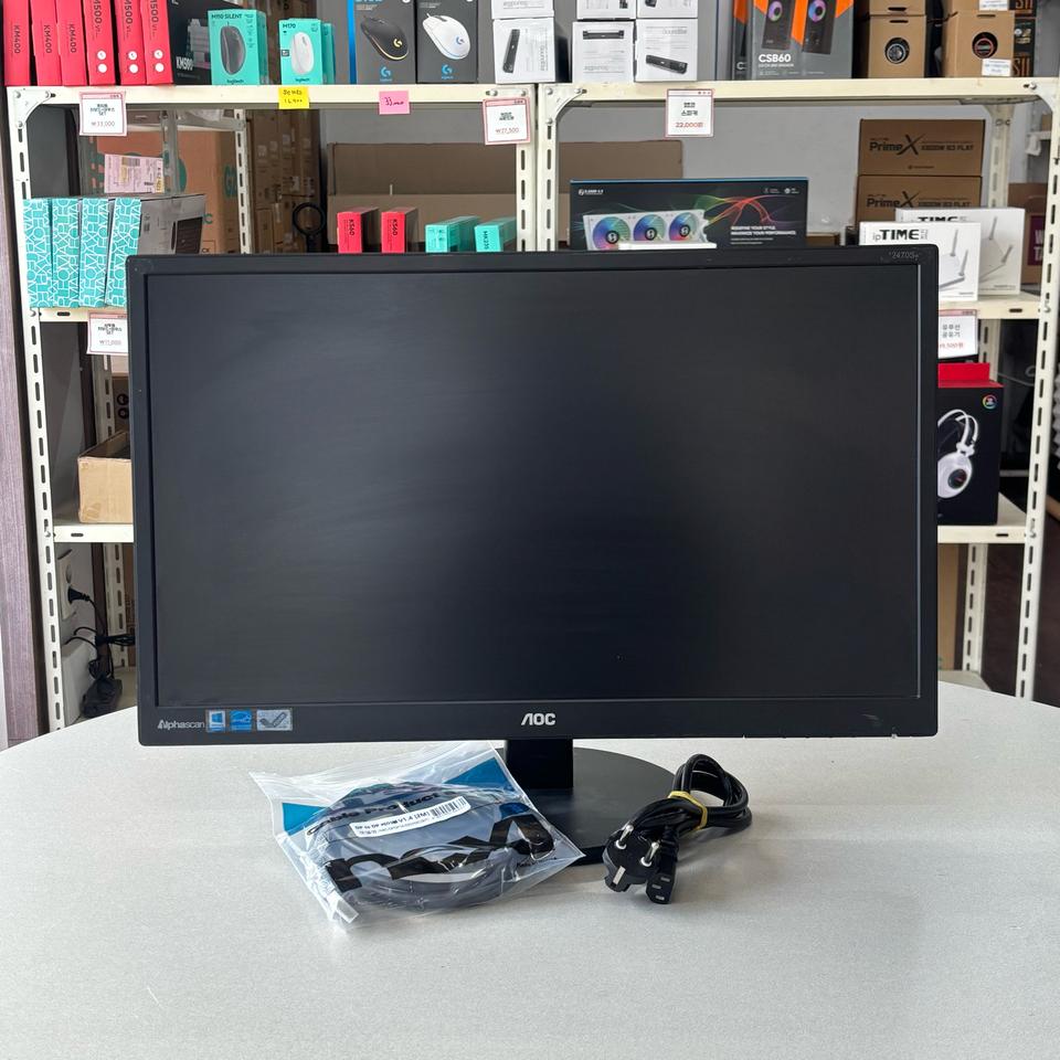 알파스캔 24인치 모니터 60Hz 안전포장! 무료배송! 사무용 게임용