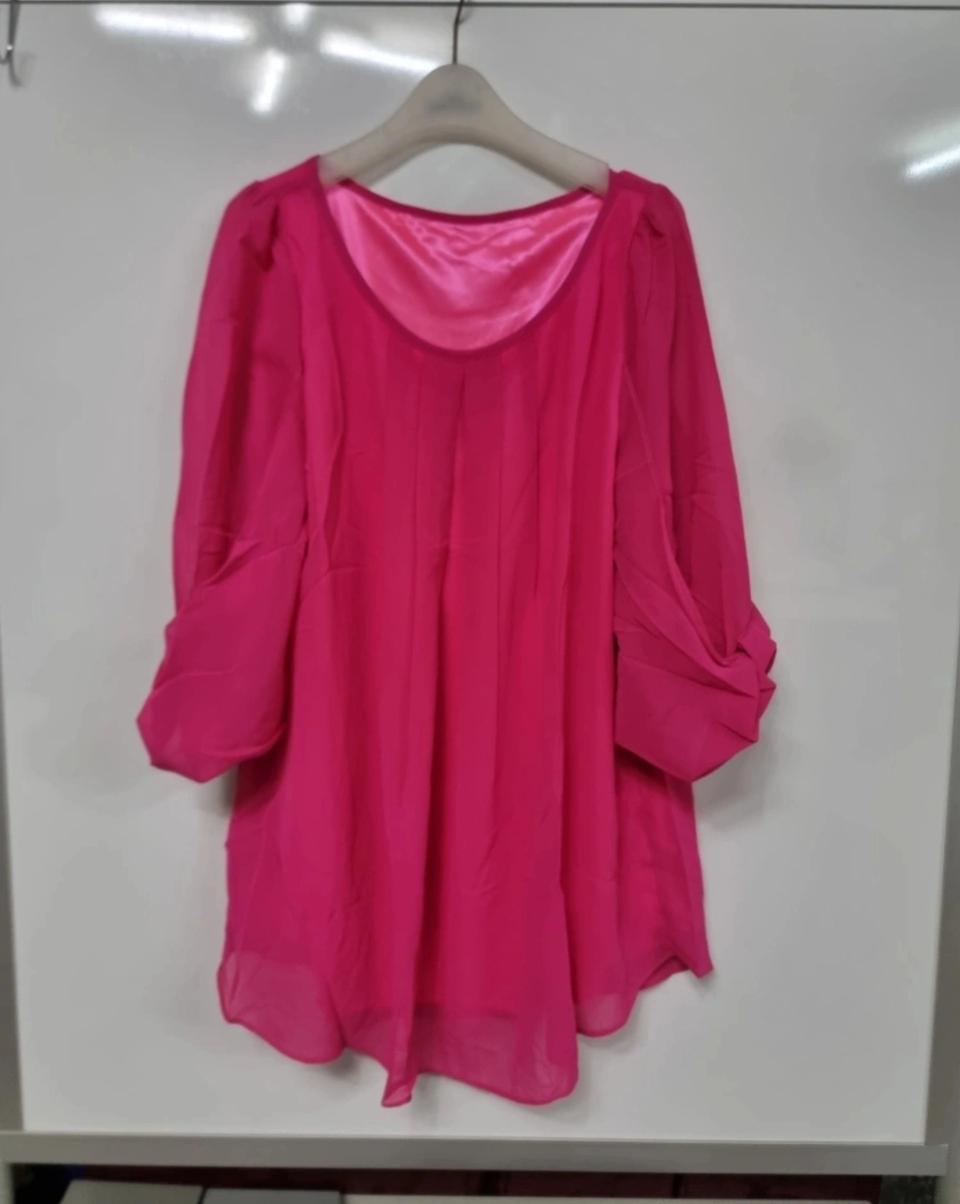 여성 하늘하늘 셔링  브라우스 셔츠